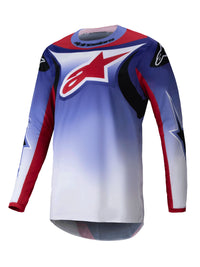 Alpinestars 2025 Fluid Wurx Motocross Jersey Purple Bright Red