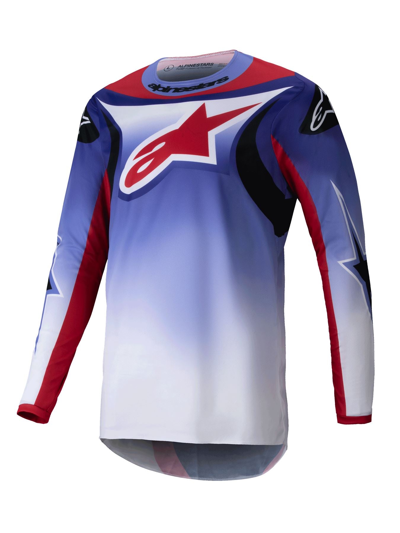Alpinestars 2025 Fluid Wurx Motocross Jersey Purple Bright Red