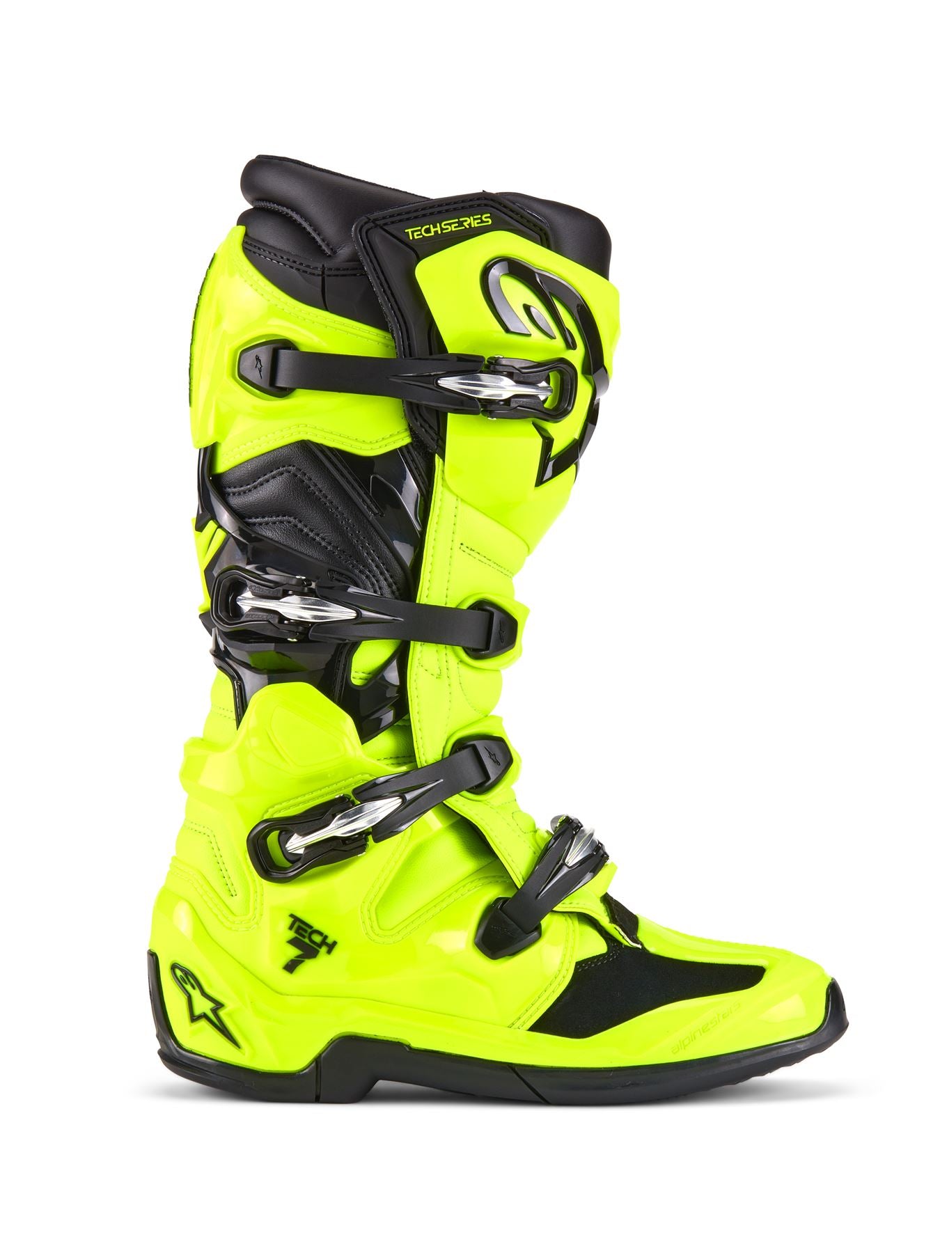 Alpinestars 2026 Tech 7 Motocross Boots Yellow Fluo Black