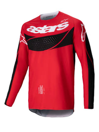 Alpinestars 2025 Techstar Dreem Motocross Jersey Bright Red Black