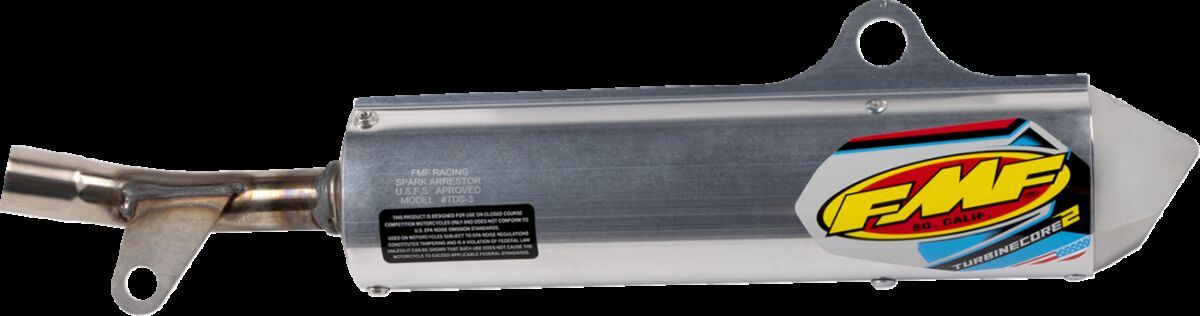FMF TurbineCore Slip-On Spark Arrestor Exhaust Silencer For Yamaha YZ 250 1991-1992