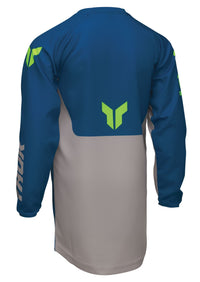 Thor 2025 Motocross Jersey Youth Launchmode Forge Blue