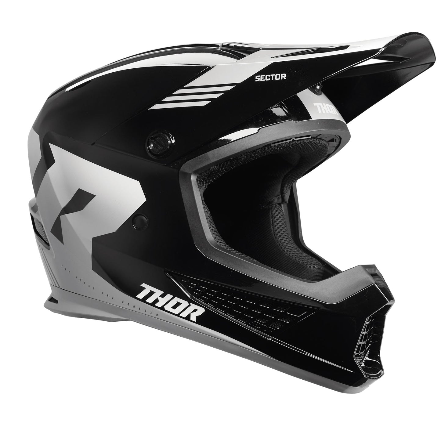 Thor 2025 Motocross Helmet Sector 2 Carve Black White