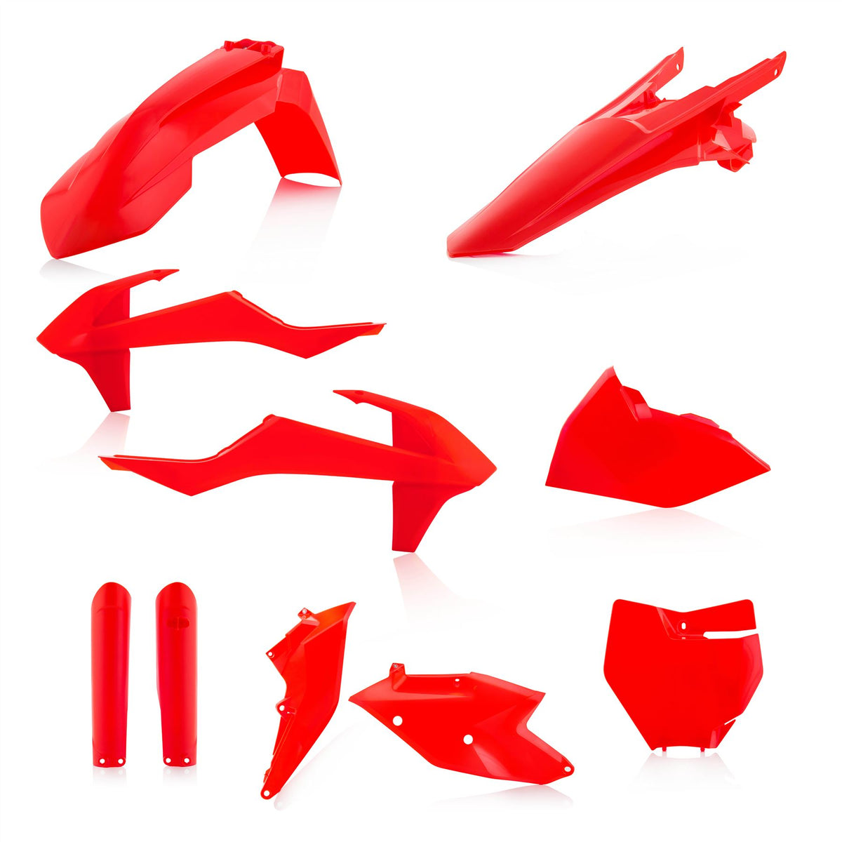 Acerbis Full Plastic Kit Orange Flou For KTM SX 150 2016-2018