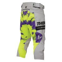 Thor 2026 Youth Launchmode Bleach Grey Acid MX Pants