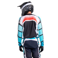 Troy Lee Designs 2025 Motocross SE PRO Wavez Combo Kit Phantom Turquoise
