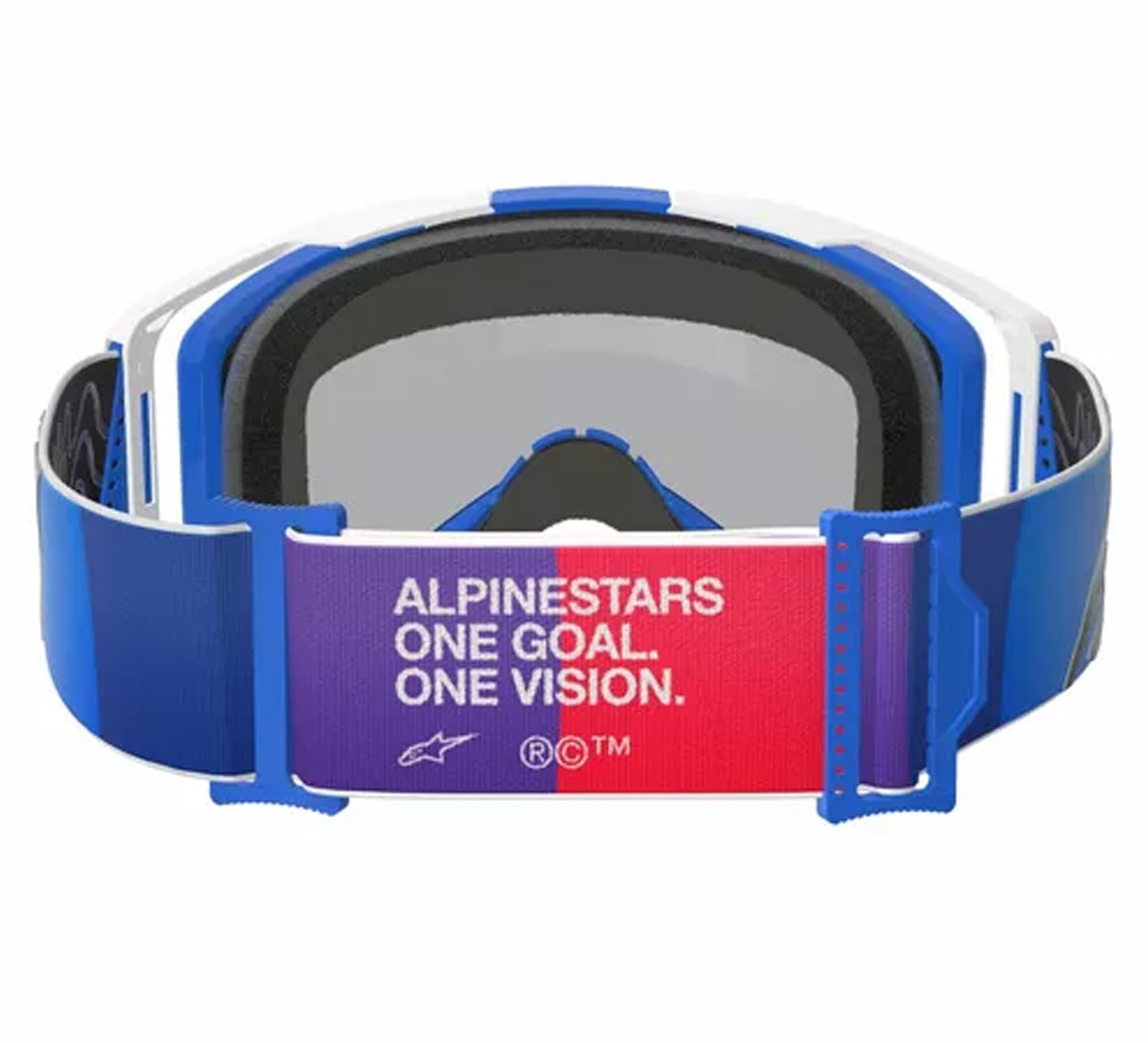 Alpinestars 2025 Goggles Vision 8 Corp Blue White Mirror Blue