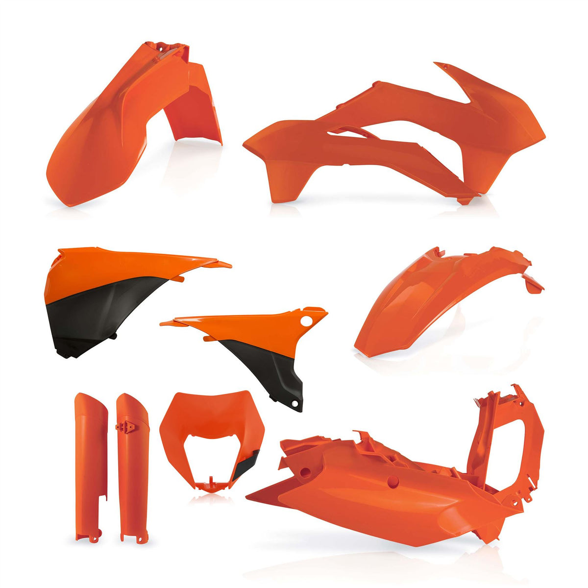 Acerbis Full Plastic Kit Orange For KTM EXC 380 2T 2014-2015