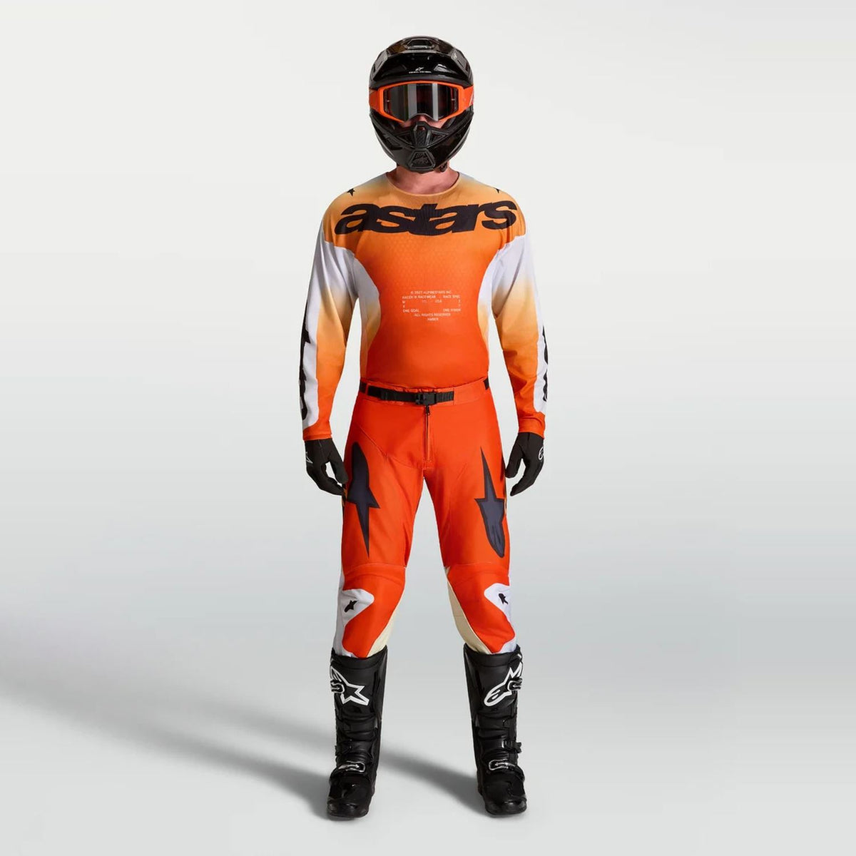 Alpinestars 2027 Racer Amber MX Combo Kit Cardinal Red Light Lilac Black