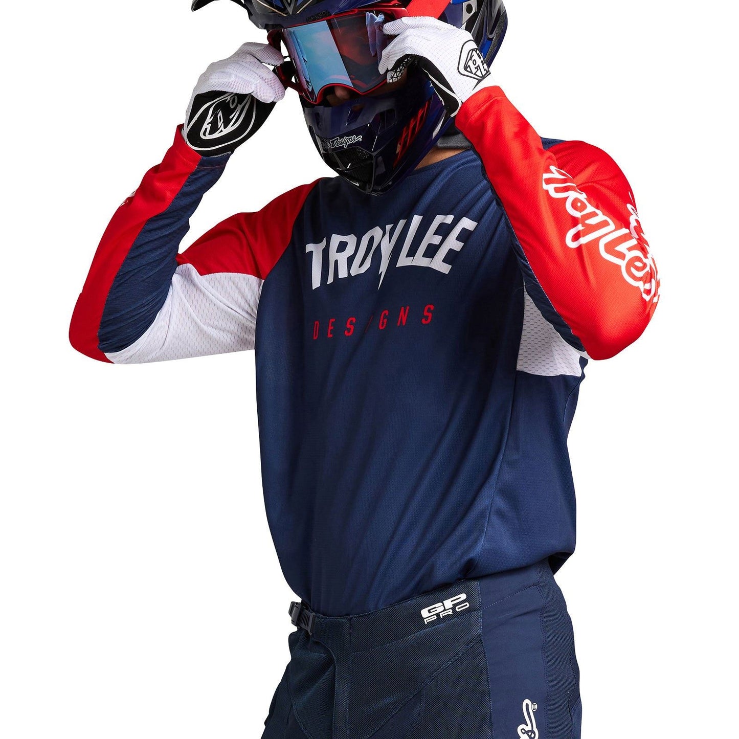 Troy Lee Designs 2025 GP Pro Boltz Navy Red Jersey