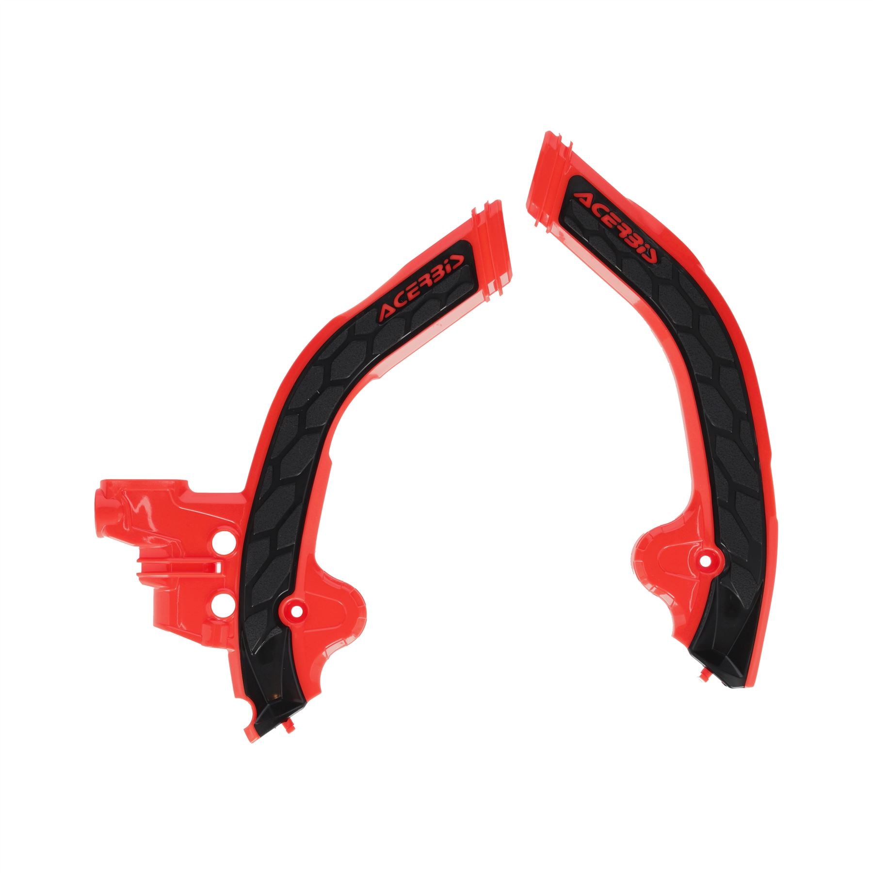Acerbis X-Grip Frame Protector Guards Red Black For Beta RR 300 2T RACING 2024-2025