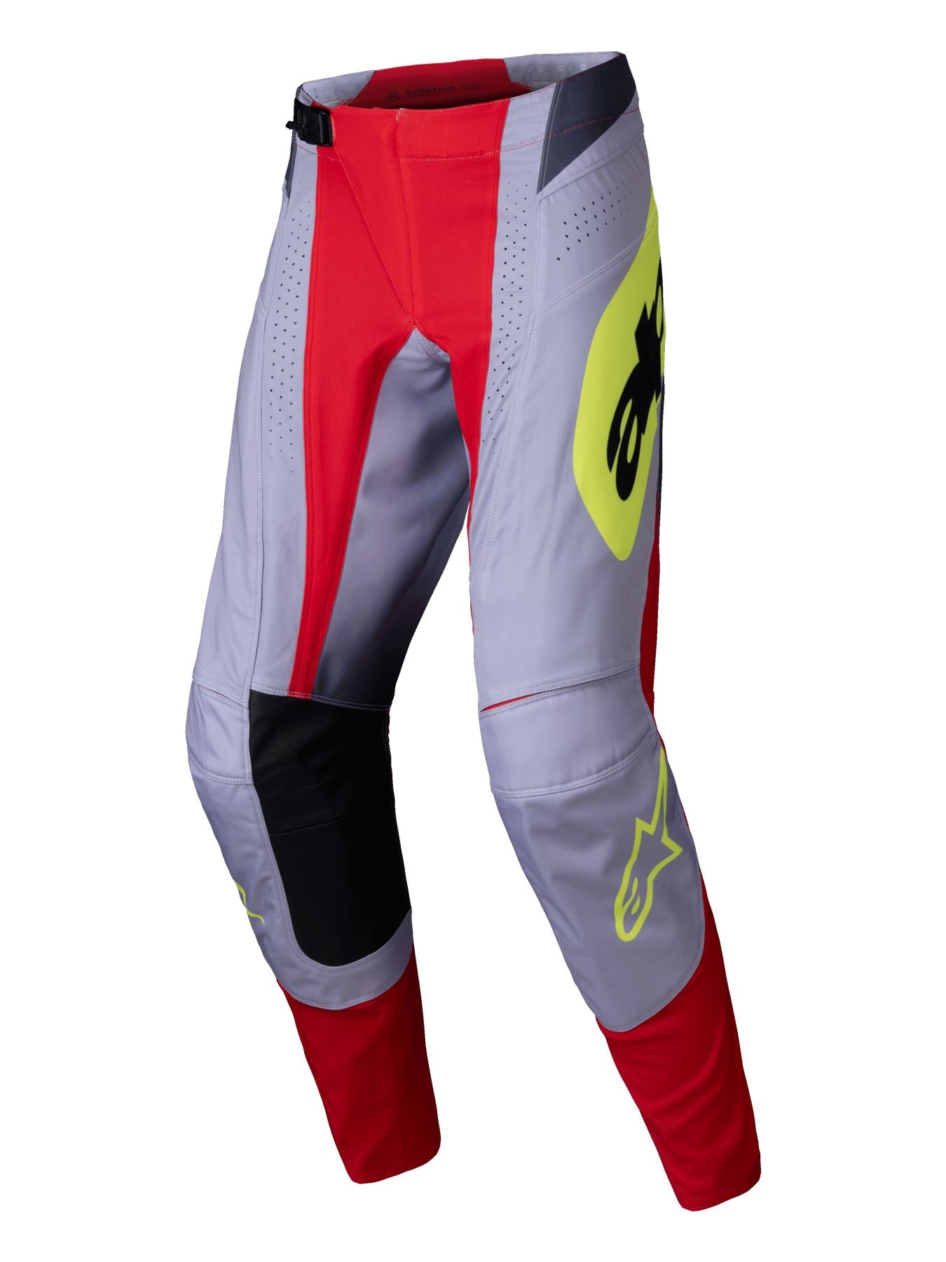 Alpinestars 2025 Techstar Melt Motocross Pants Bright Red Grey