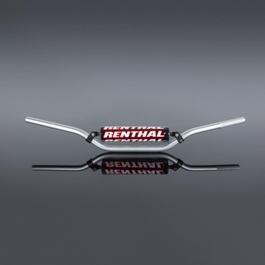 Renthal 7/8 22mm RC Silver 971 Handlebar Padded For Kawasaki KLX 140L 2011-2023