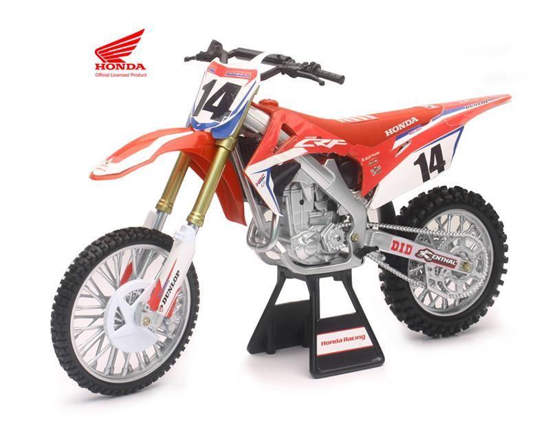 Honda HRC Cole Seeley #14 CRF 450 2017 1:12 Scale Toy Model MX