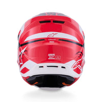 Alpinestars 2026 SM7 Deed Motocross Helmet Red Black White Glossy