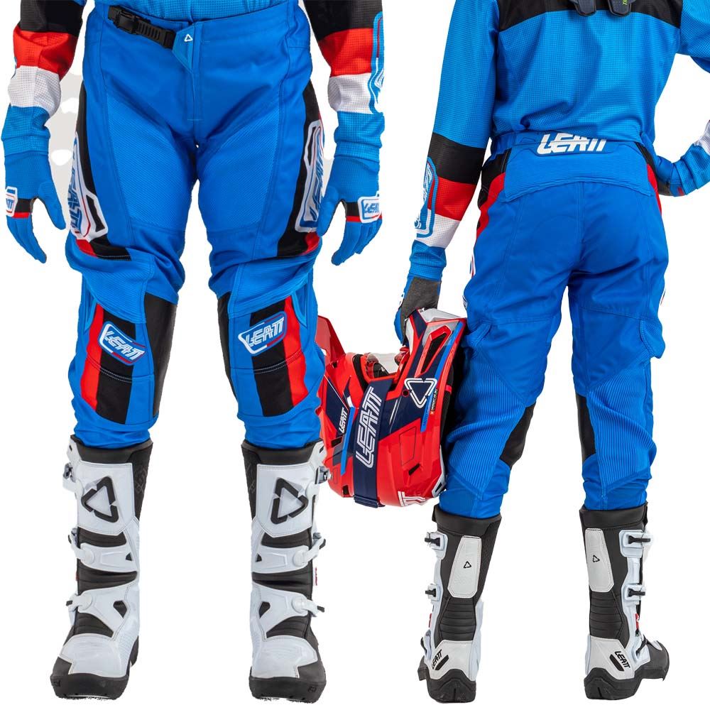 Leatt 2025 Motocross Combo Ride Kit 3.5 Youth Pitboard Royal