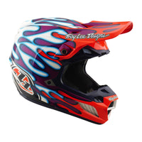Troy Lee Designs Spring 2026 MX SE5 Composite Overspray Helmets Violet White