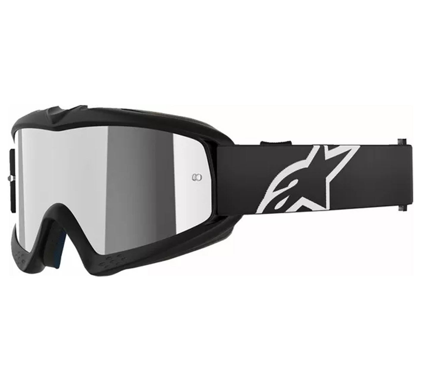 Alpinestars 2025 Goggles Youth Vision Corp Black Mirror Silver