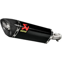 Akrapovic Carbon Fiber Line Slip On Silencer For Kawasaki EX 400 Ninja KRT Edition 2019-2022
