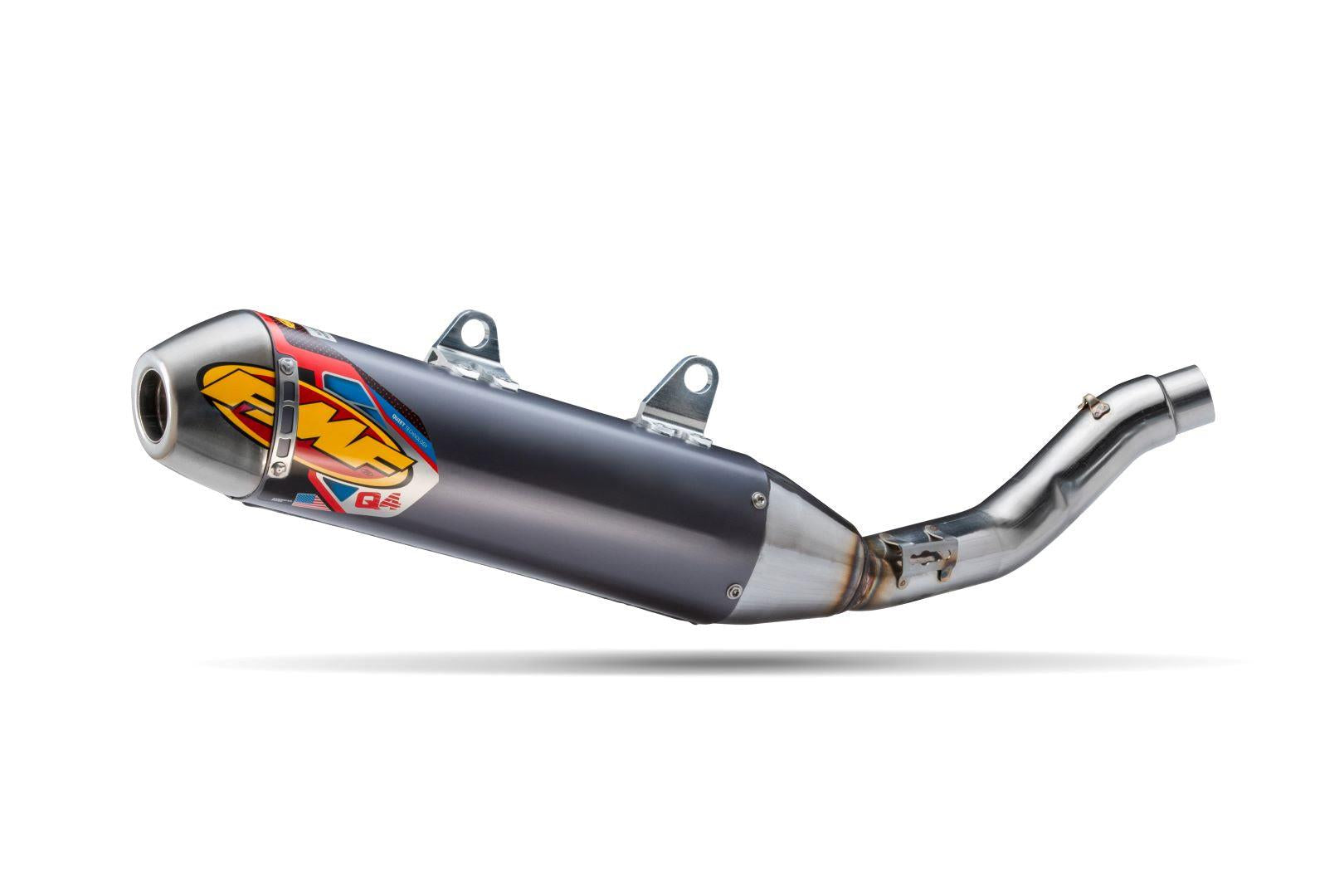 FMF Q4 HEX Slip-On  Exhaust Silencer For Kawasaki KLX 250 2018-2020
