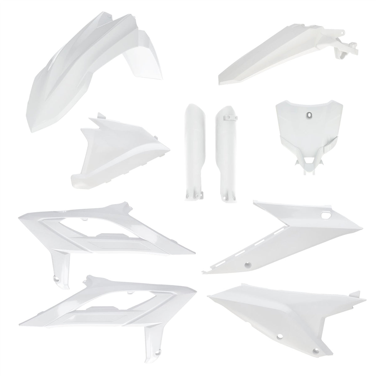 Acerbis Full Plastic Kit White For Beta RX 250 2T 2025-2027