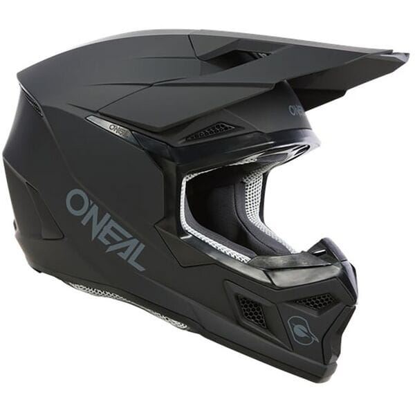 O'Neal 2024 Motocross Helmet 3SRS Solid V.24 Black