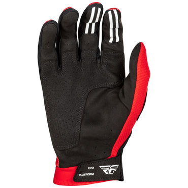 Fly Racing 2025 Evolution DST Motocross Gloves Red White Black