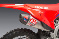 Yoshimura RS-12 Full Exhaust System Titanium Carbon Cap For Honda CRF 250R 2022-2023