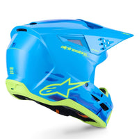 Alpinestars 2026 SM3 Force Motocross Helmet Cyan Glossy