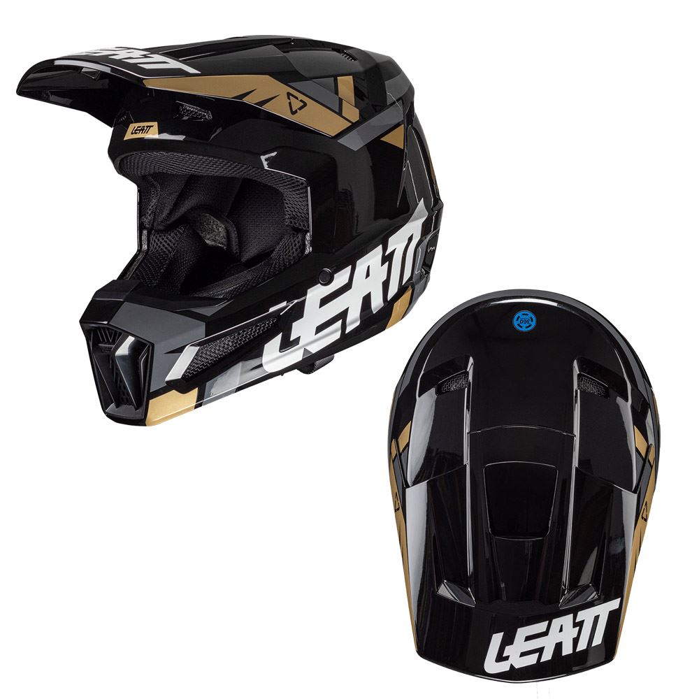 Leatt 2025 Motocross Helmet V25 2.5 Black
