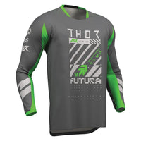 Thor 2026 Launchmode Futura Charcoal Green MX Combo Kit