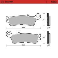 Moto-Master Front Left Pro Racing Sintered Brake Pads For Fantic XE 300 2T 2024-2025