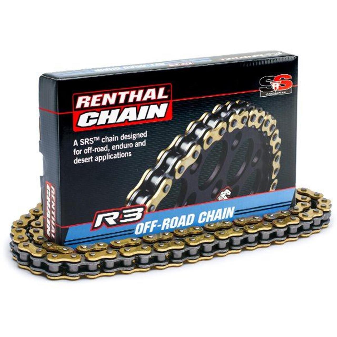 Renthal Works 520 R3 O Ring 118 Link Chain Motocross Enduro Honda Kawasaki Suzuki Yamaha