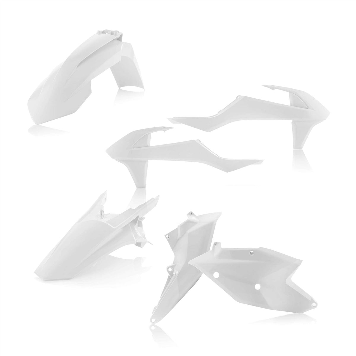 Acerbis Plastic Kit White For KTM SX-F 450 2016-2018