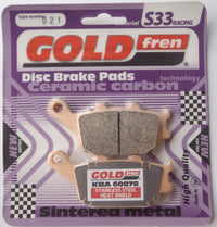 Goldfren Rear Brake Pads GF021S33 Fits Suzuki FZ8-SA 800 Fazer 8 Twin H/light  ABS 2011