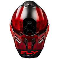 Fly Racing 2025 Trekker Kryptek Conceal Motocross Helmet Red Black