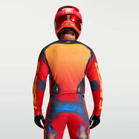 Alpinestars 2027 Racer Hunt MX Jersey Fire Red Graystone Hot Coral