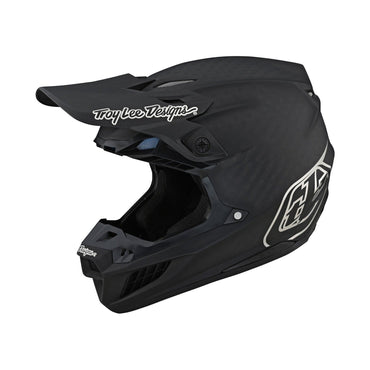 Troy Lee Designs 2025 SE5 Carbon Stealth Black Chrome Helmets