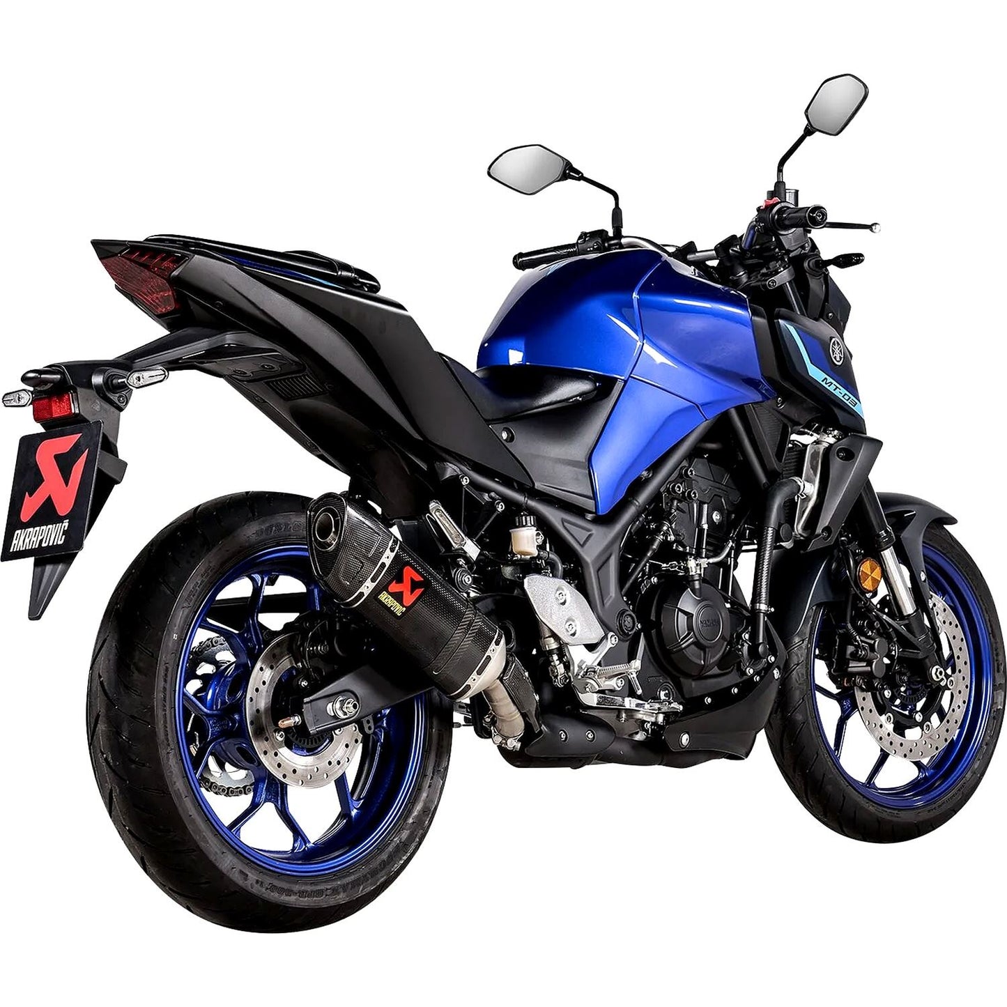 Akrapovic Carbon Fiber Line Slip On Silencer For Yamaha MT-03 ABS 2022-2026