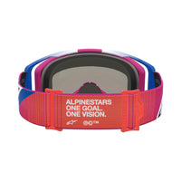 Alpinestars 2027 Vision 8 Maven MX Goggles Fire Red Black Mirror Red
