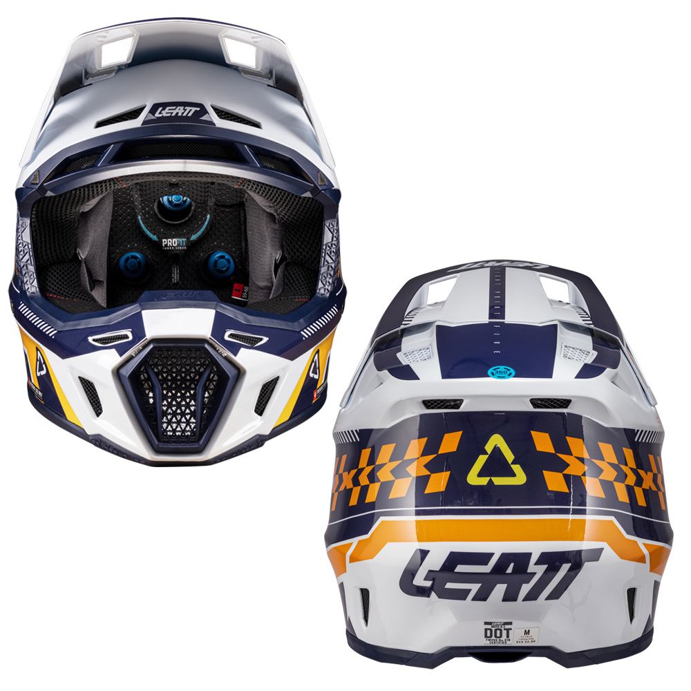 Leatt 2026 Motocross Helmet 8.5 Composite Orange & 5.5 Goggles
