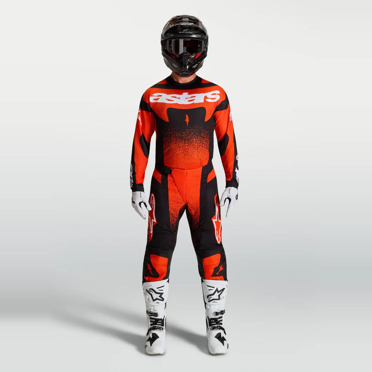 Alpinestars 2027 Techstar Swan MX Combo Kit Cardinal Red Black White