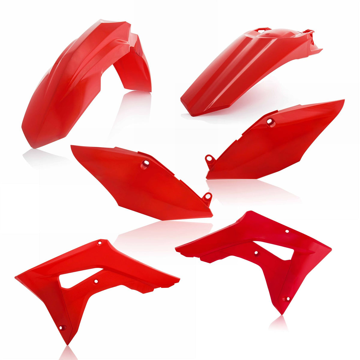 Acerbis Plastic Kit Red For HONDA CRF 300 RX 2019-2021