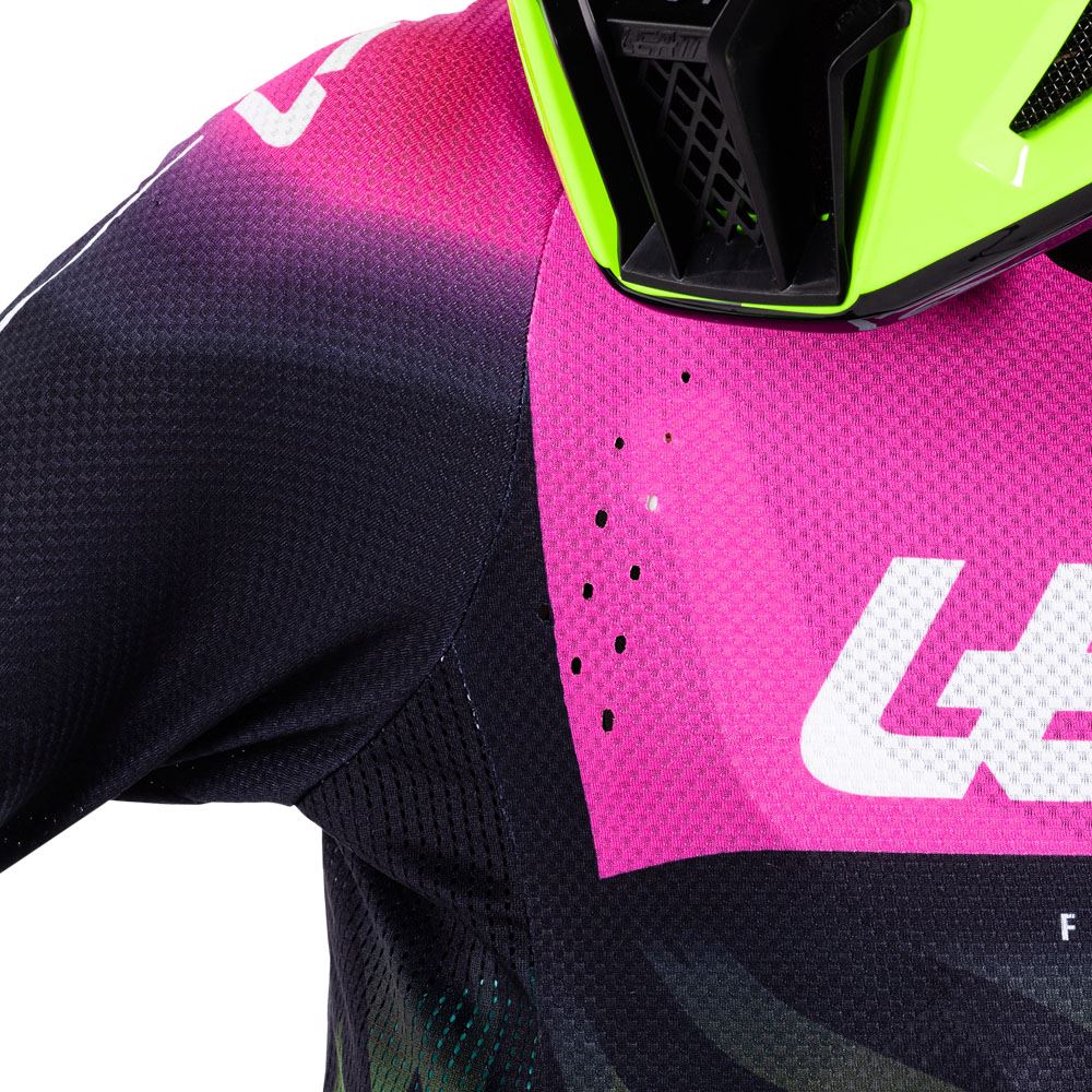 Leatt 2026 Motocross Jersey Youth 4.5 Tiger Pink