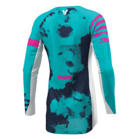 Thor 2026 Womens Launchmode Bleach White Aqua MX Combo Kit