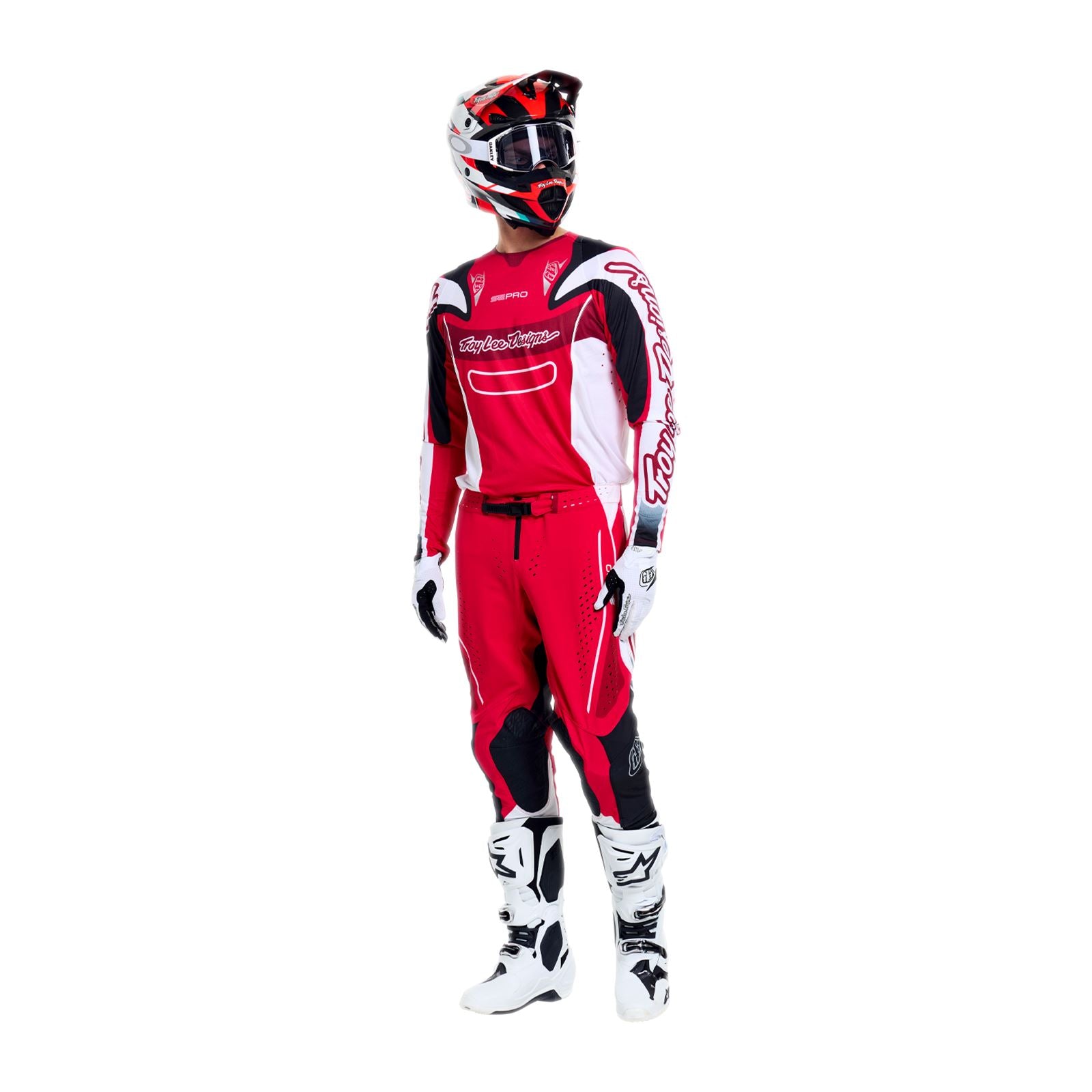 Troy Lee Designs Spring 2026 SE PRO Salvo MX Combo Kit Red White