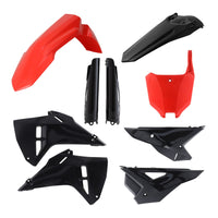 Acerbis Full Plastic Kit Red Black For HONDA CRF 250 R 2025-2027