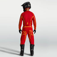 Alpinestars 2027 Fluid Apex MX Combo Kit Fire Red Gold