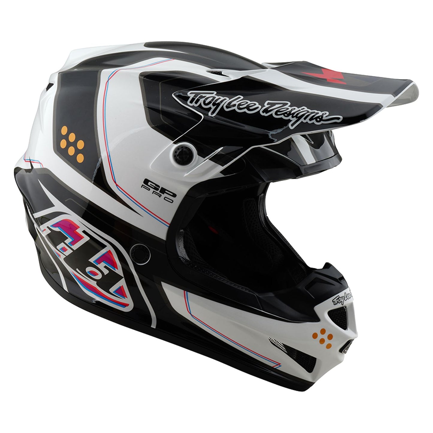 Troy Lee Designs Spring 2025 MX Helmet GP PRO Youth Trooper White