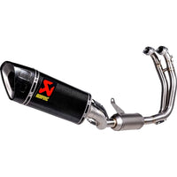Akrapovic Carbon Fiber Racing Line Full Exhaust System For Aprilia RS 660 ABS Stars and Stripes 2022-2023